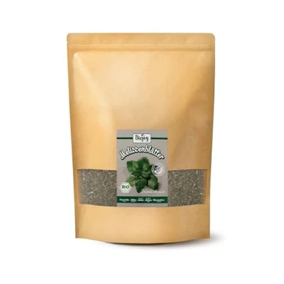 Imagen de Biojoy Hojas de Melisa Ecológica (500 g), secadas y cortadas, Té (Melissa officinalis)