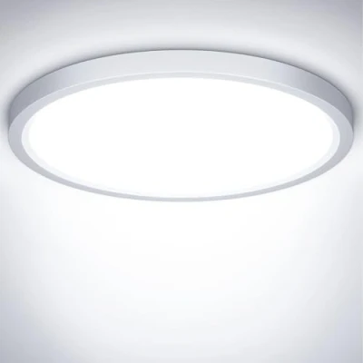 Imagen de NIBSHOOM Plafon Led Techo, 18W 1800LM 6500K Lampara IP44 Ø22cm Plafones para Techo Dormitorio Cocina Pasillo Baño Sala