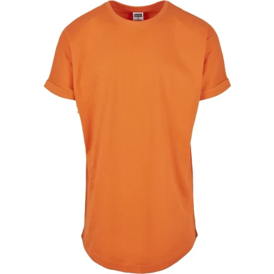 Imagen de Urban Classics LONG Shaped Turnup Camiseta básica, Hombre, Talla: 5XL, Orange