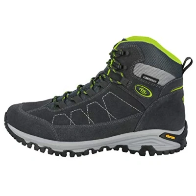 Imagen de Brütting Mount Adams High, Zapato de trekking y al aire libre Unisex adulto, Gris/Verde (Antracita Lima), 43 EU