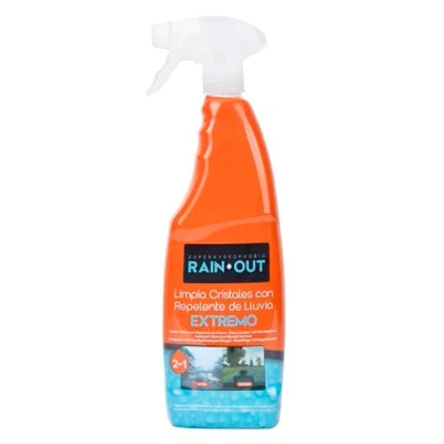 Imagen de Rain Out Repelente de Lluvia Extremo + Limpia Cristales 2en1 750 ml. Visibilidad y Seguridad en la Conducción. Concentración Absoluta.