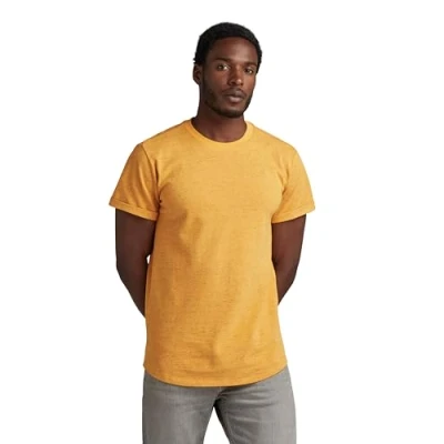 Imagen de G STAR Lash Pique T Shirt Hombre, Multicolor (Golden Nugget Htr D16396 d565 g425), XS