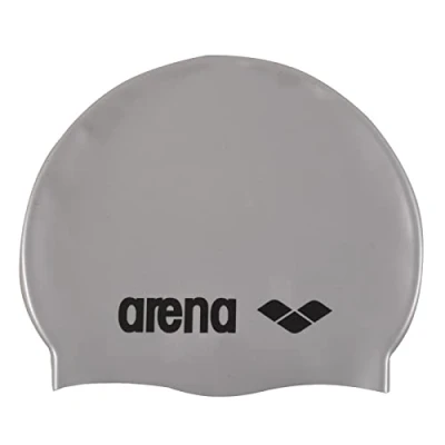 Imagen de ARENA Classic Silicone Gorro de Natación Unisex, para Mujeres y Hombres, con Borde Reforzado, Suave Resistente