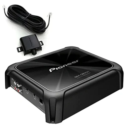 Imagen de Pioneer GM D8701 Amplificador para automóvil mono clase FD de 1600 W, con control remoto refuerzo graves