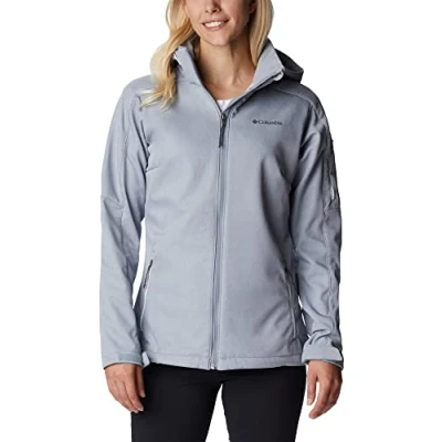 Imagen de Columbia Cascade Ridge Softshell, Chaqueta De Softshell Cortavientos Mujer, Tradewinds Grey Heather, M