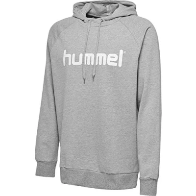 Imagen de hummel HMLGO Cotton Logo Hoodie Color: Grey Melange_Talla: S
