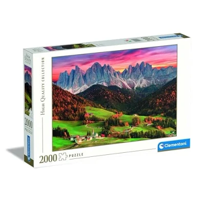 Imagen de Clementoni Puzzle 2000 Piezas paisajes Naturaleza, montañas, Val de Funes, Adulto(32570)