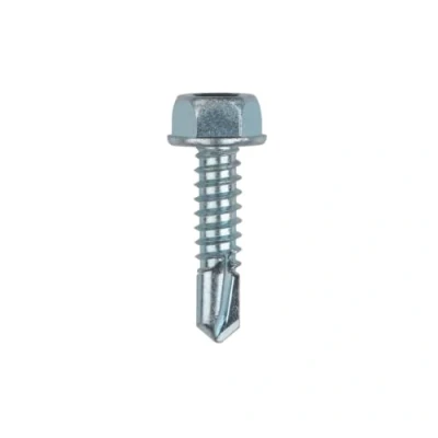 Imagen de INDEX BZABE4219 Tornillo Autotaladrante de Cabeza Hexagonal, Gris, 4.2 x 19 mm, Set 20 Piezas