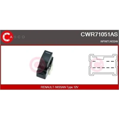 Imagen de CASCO CWR71051AS Interruptor, elevalunas delante NISSAN: Almera II Hatchback, 2 Limousine