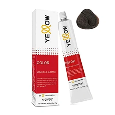 Imagen de Alfaparf Group Coloración cosmética permanente 6 rubio oscuro Yellow Color Argan Oil &amp; Aloetrix 100 ml