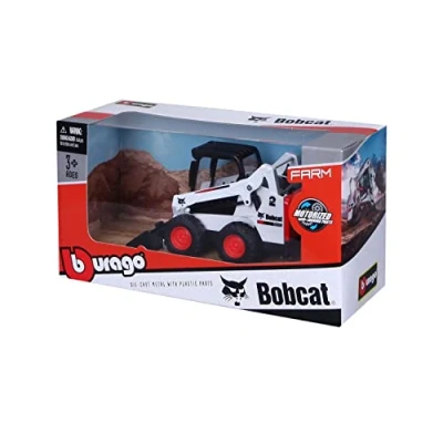 Imagen de Burago May Cheongg Group BBURAGO 1/43 colección útiles Excavadora Bobcat S590 para niños a Partir de 3 años 31803, Multicolor