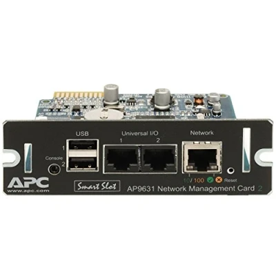 Imagen de APC AP9631 Adaptador y Tarjeta de Red Accesorio (Alámbrico, Ethernet, 100 Mbit/s, 10, IEEE 802.3, 802.3u, HTTP, HTTPS, SMTP, SNMP v1, v3, TCP/IP, Telnet) Negro