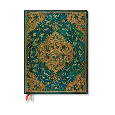 Imagen de Turquoise Chronicles (Turquoise Chronicles) Ultra Vertical 12 month Dayplanner 2024 (Elastic Band Closure)