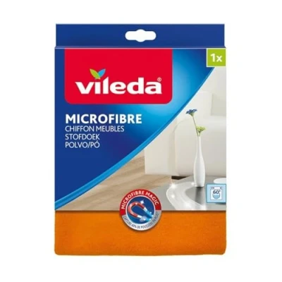 Imagen de Vileda Micro Fibre Cloth Paño de Microfibra para Muebles, Naranja, Pack 3