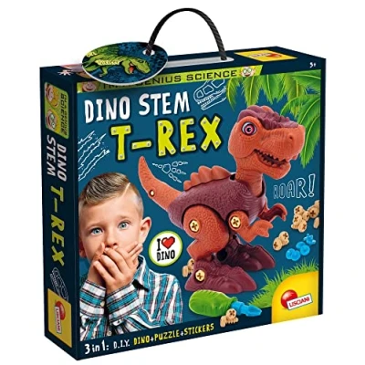 Imagen de LISCIANI Animali I&#039;m a Genius Dino Stem T Rex Juego educativo científico para niños partir de 5 años (92406), color no aplicable, mediana