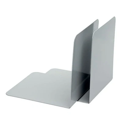 Imagen de Alco 4302 29 Juego de 2 sujetalibros metal (130 x 140 mm), color gris
