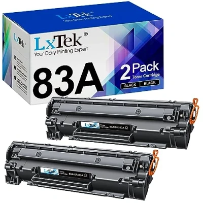 Imagen de LxTek Tóner 83A CF283A para HP CF283AD Laserjet Pro MFP M125nw M127fs M127fw M127fn M225dw M125a M201dw M201n M225dn M127fp (2 Negro)