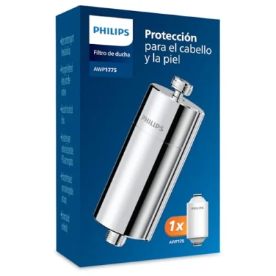 Imagen de Philips Water Filtro de ducha en línea Reduce el cloro hasta un 99%, Fácil instalar, apto para todas las mangueras y grifos