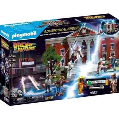 Imagen de PLAYMOBIL Calendario De Adviento Back To The Future Juguete, Sin género, Multicolor, (70574)