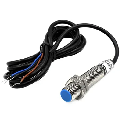 Imagen de Heschen M12 Interruptor de sensor proximidad capacitiva Tipo escudo LJC12A3 2 Z/AY Detector 1 2mm 10 30VDC 200mA PNP normalmente cerrado (NC) 3 cables