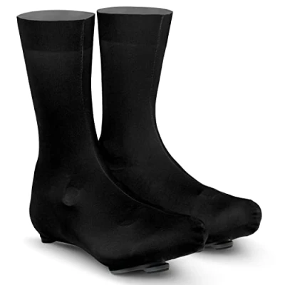 Imagen de GripGrab 2nd Generation RaceAero TT Raceday Lycra Shoe Cover 2 Lightweight Aerodynamic Road Cycling Performance Overshoe Cubrebotas Ciclismo, Unisex Adult, Negro, S (38 41)