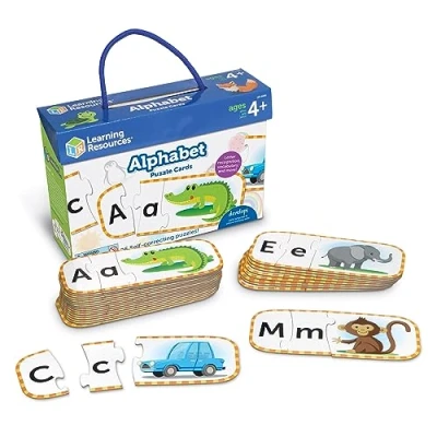 Imagen de Learning Resources puzles para Aprender el abecedario, preparación Preescolar, con autocorrección, niños de 4+ años
