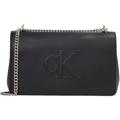 Imagen de Calvin Klein Jeans Sculpted FLAP Shoulder BAG Bandolera, Mujer, Talla: One Size, Black