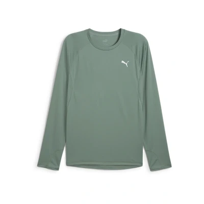 Imagen de Puma RUN Velocity Camiseta de manga larga, Hombre, Talla: XS, Green moon