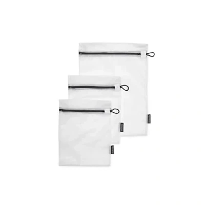 Imagen de Brabantia Bolsas para Lavadora Bolsa de Malla Protectora Ropa óptimo Sus Prendas Delicadas Esenciales la Colada Juego 3 en 2 Tamaños Blanco 33 x 25 cm / 45