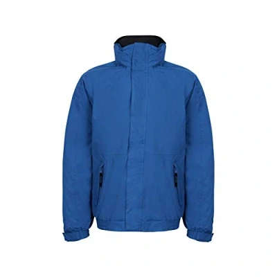 Imagen de Regatta Dover Waterproof Concealed Hooded Fleece Lined Bomber Jacket Jackets Insulated, Hombre, New Royal, S