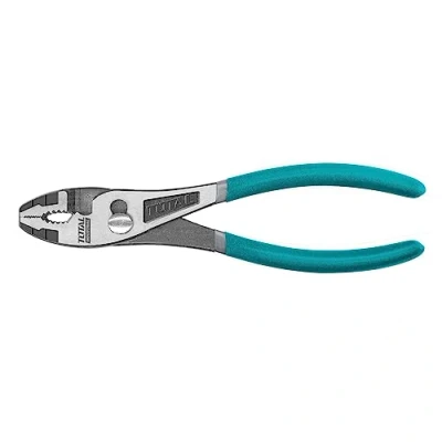 Imagen de TOTAL Alicate Ajustable Antideslizante 200 mm Para Sujetar Piezas Mango Ergonómico Fabricado en Cromo Vanadio de Plástico