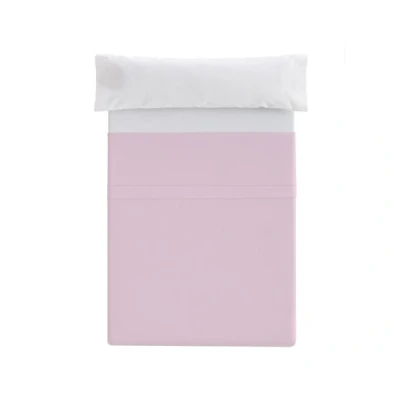 Imagen de Donegal Collections Sabana Encimera Cama 180, Color Rosa. Ropa de Microfibra Extra Suave 50% Algodón Poliéster, Sin Arrugas y Alta Durabilidad Confort