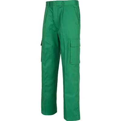Imagen de Work Team Pantalón. Elástico en cintura, multibolsillos: dos bolsos laterales perneras. HOMBRE Verde Pistacho 50