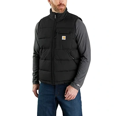 Imagen de Carhartt Loose Fit Insulated Vest Chaleco Aislante de Corte Holgado Montana, Black, S los Hombres