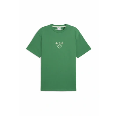Imagen de Puma Porsche Legacy Lifestyle Graphic Camiseta estampada, Hombre, Talla: XL, Archive green