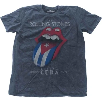 Imagen de The Rolling Stones Havana Cuba Oficial Camiseta para Hombre (Small)