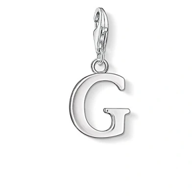 Imagen de Thomas Sabo Charm con Cierre para Mujer de Plata Ley 925/1000, Letra G