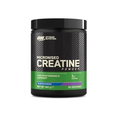 Imagen de Optimum Nutrition Creatina Monohidratada en Polvo, Sabor Frambuesa, con Edulcorantes 80 Porciones, 360 g