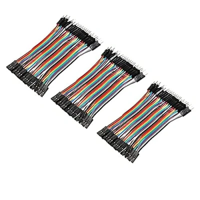 Imagen de Aihasd 120P 10cm 1P Macho Hembra Cable Dupont Pasa Corriente para Tablero de circuitos
