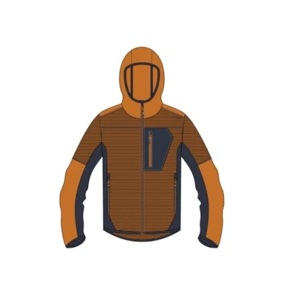 Imagen de CMP Chaqueta De Hombre Forro Polar Knit Tech Con Capucha Fija Jacket