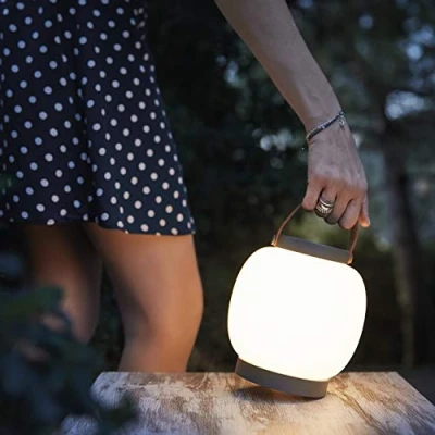 Imagen de Dopo Lighting lampara exterior mesa BUBBLE inalambrica interior e IP54 led portatil SMD 2W recargable bateria