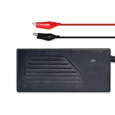 Imagen de Cargador de batería litio 4 A, 12 V, 14,6 inteligente automático con activación automática BMS, mantenimiento para ciclo profundo, coche, motocicleta, marina