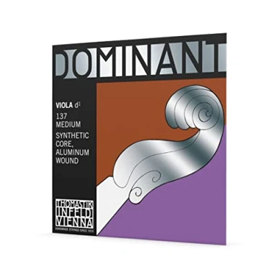Imagen de Thomastik cuerda para Viola 4/4 Dominant Re núcleo en nylon entorchado aluminio, mediana