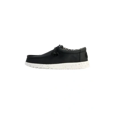 Imagen de Hey Dude Wally Zapatos con cordones, Hombre, Talla: 42, Noir blanc
