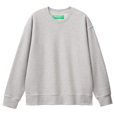 Imagen de United Colors of Benetton Jersey G/C M/L 3j68u1009 Sudadera con Capucha, Gris Melange Medio 501, S para Hombre