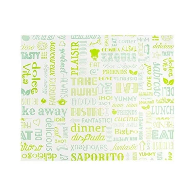 Imagen de 1000 unidades Envoltorios Basket &#039;Parole&#039; 32 G/M2 31X38 Cm Verde Perg. Antigrasas
