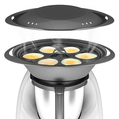 Imagen de mixegg escalfador compatible con Thermomix TM6 TM5 TM31 para escalfar huevos, de accesorio