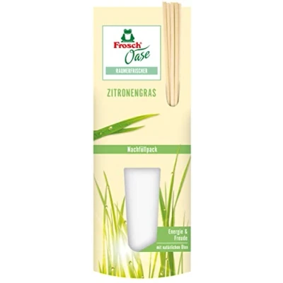 Imagen de Rana Oase Ambientador (Lemongrass los Restos Después de relleno pack, 2 unidades (2 x 90 ml)
