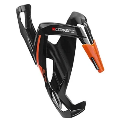 Imagen de Portabidón ELITE Custom Race Plus, Negro Brillante/Naranja