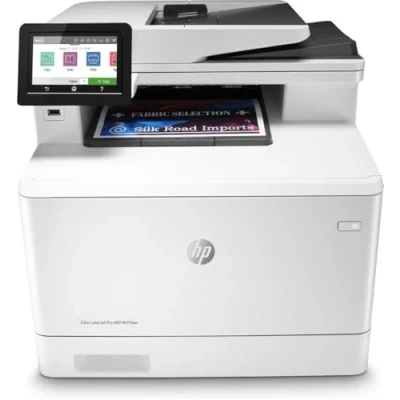 Imagen de HP Color LaserJet Pro M479dw W1A77A, Impresora Láser Multifunción, Imprime, Escanea y Copia, Wi Fi, Ethernet, USB 2.0 de alta velocidad, 1 Host USB, Smart App, Pantalla Táctil, Blanca